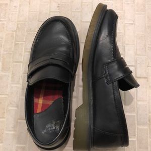 Black Dr. Martens Penny Loafer